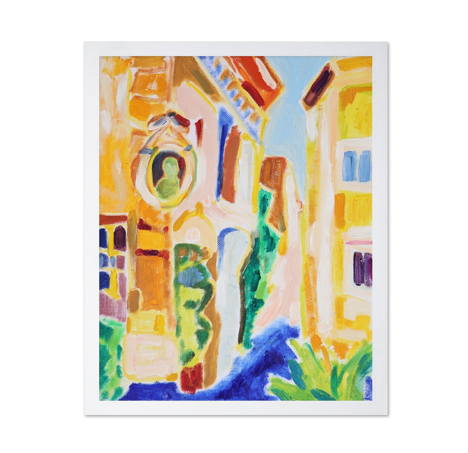 Colorful Alleyway Scene