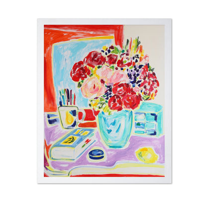 Floral Desk Still Life
