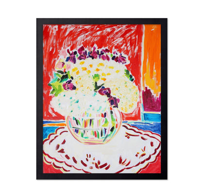 White Flowers In Vase