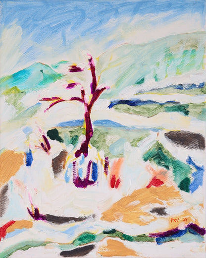 Snowy Tree Landscape