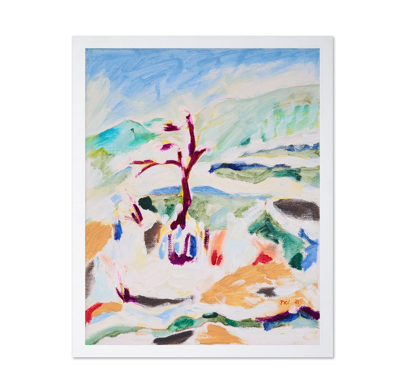 Snowy Tree Landscape