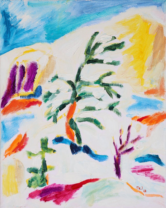 Abstract Winter Tree