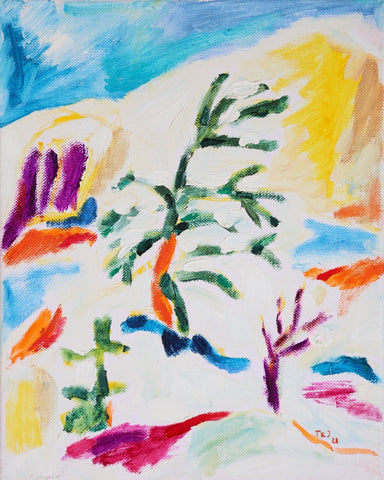 Abstract Winter Tree