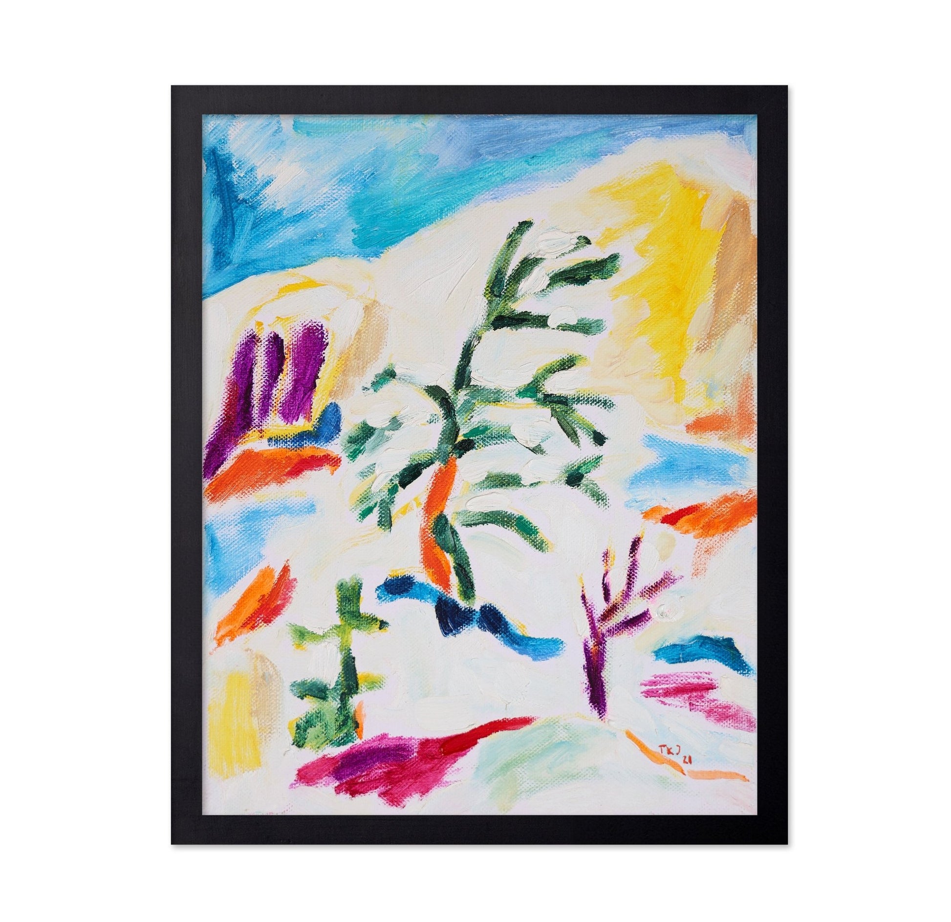 Abstract Winter Tree