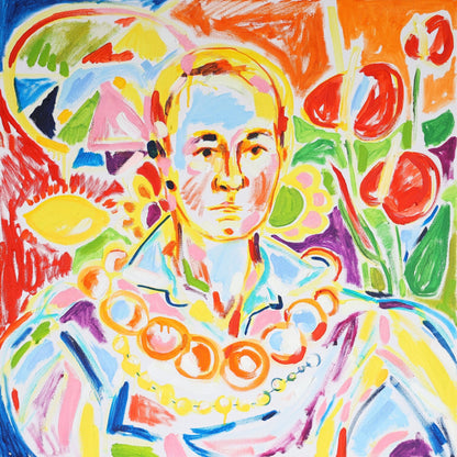 Colorful Abstract Portrait No2