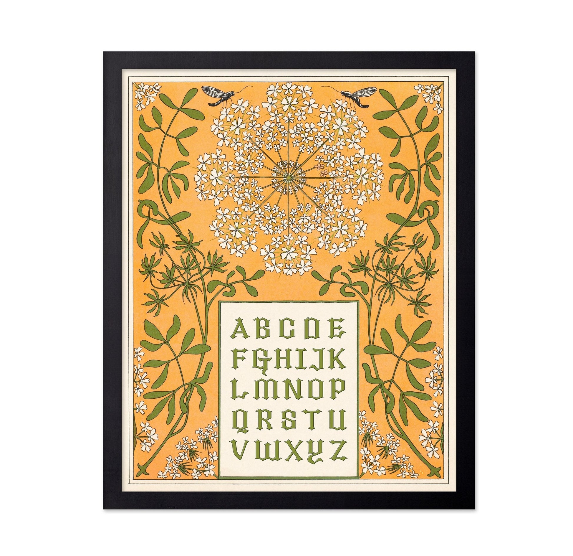 Floral Alphabet Chart