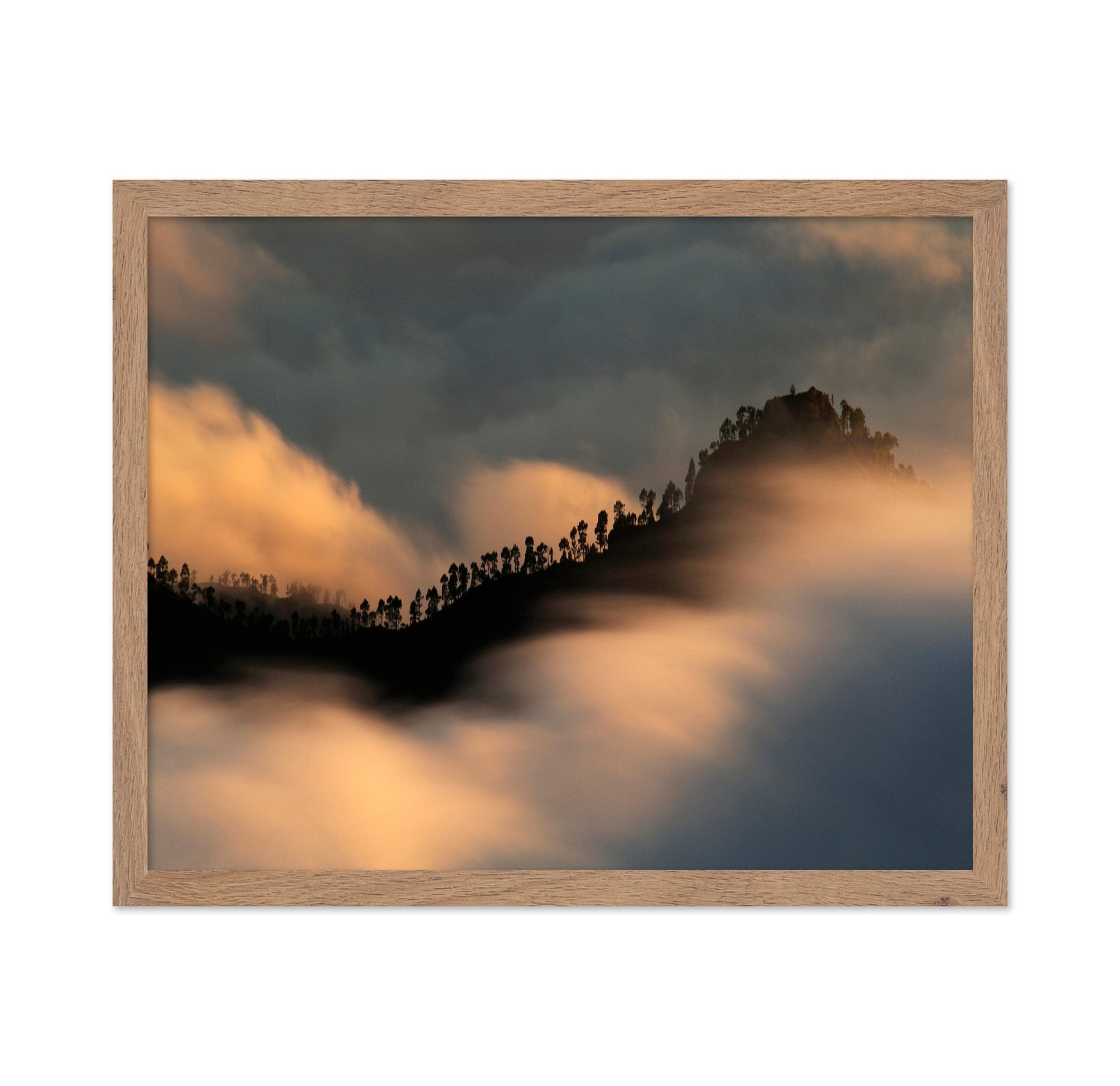 Misty Mountain Silhouette No2