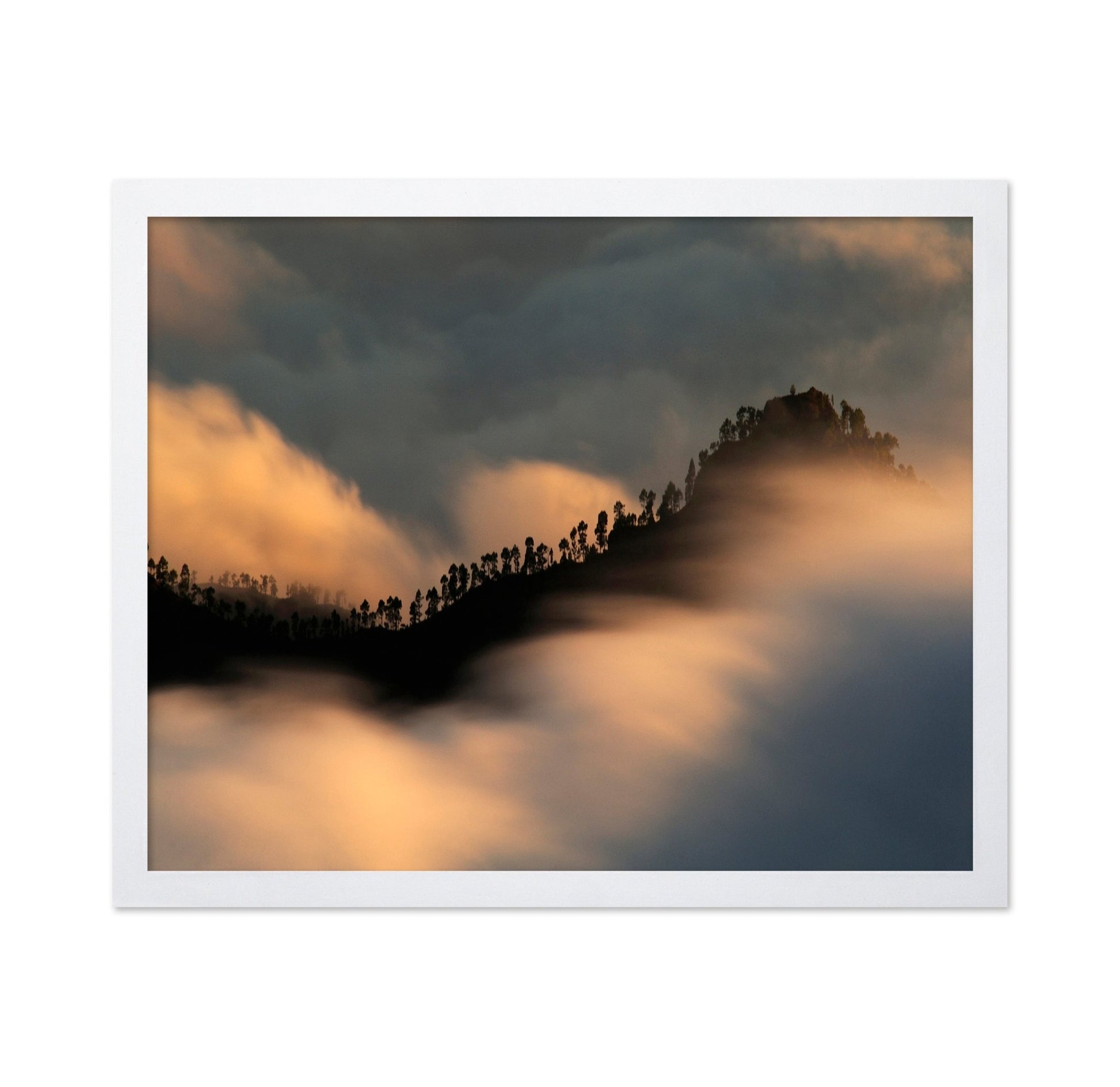 Misty Mountain Silhouette No2