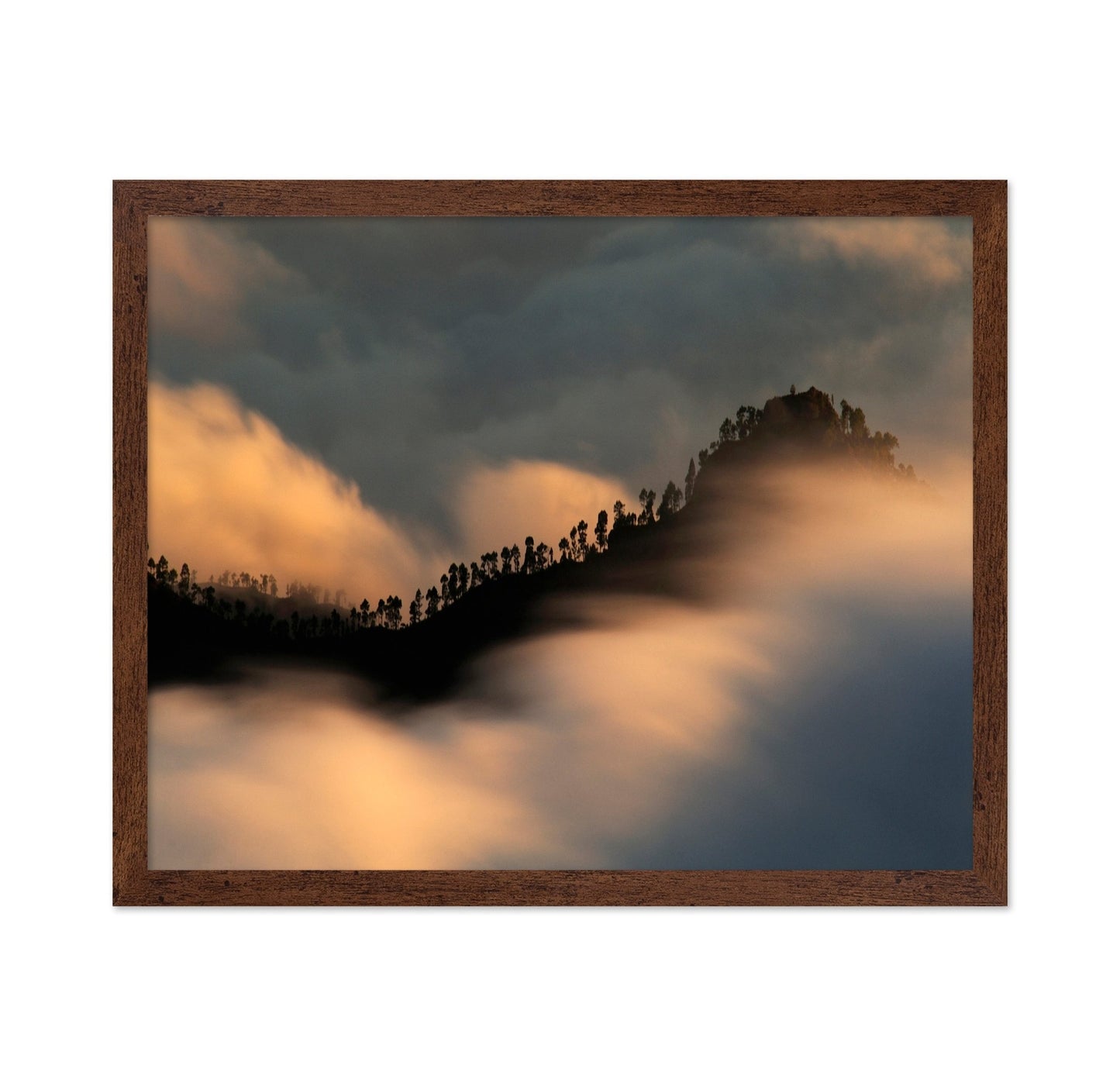 Misty Mountain Silhouette No2