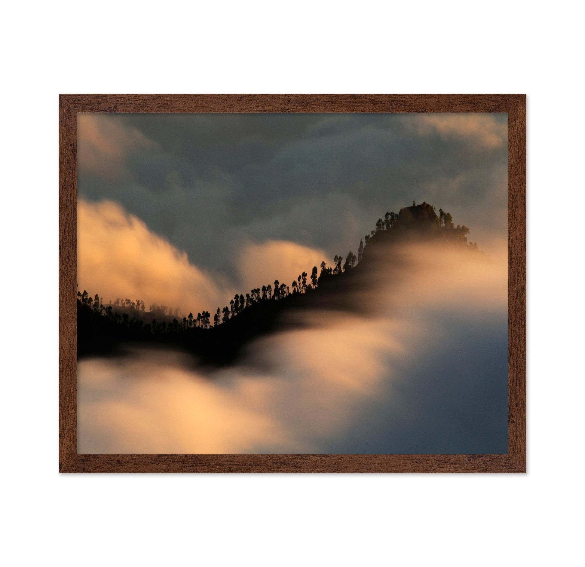 Misty Mountain Silhouette No2