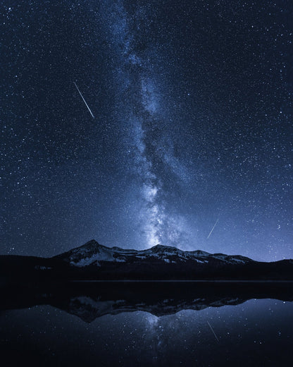 Starry Mountain Reflection