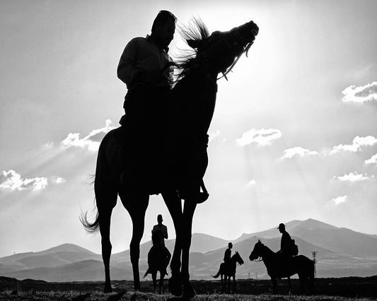 Horse Riders Silhouette
