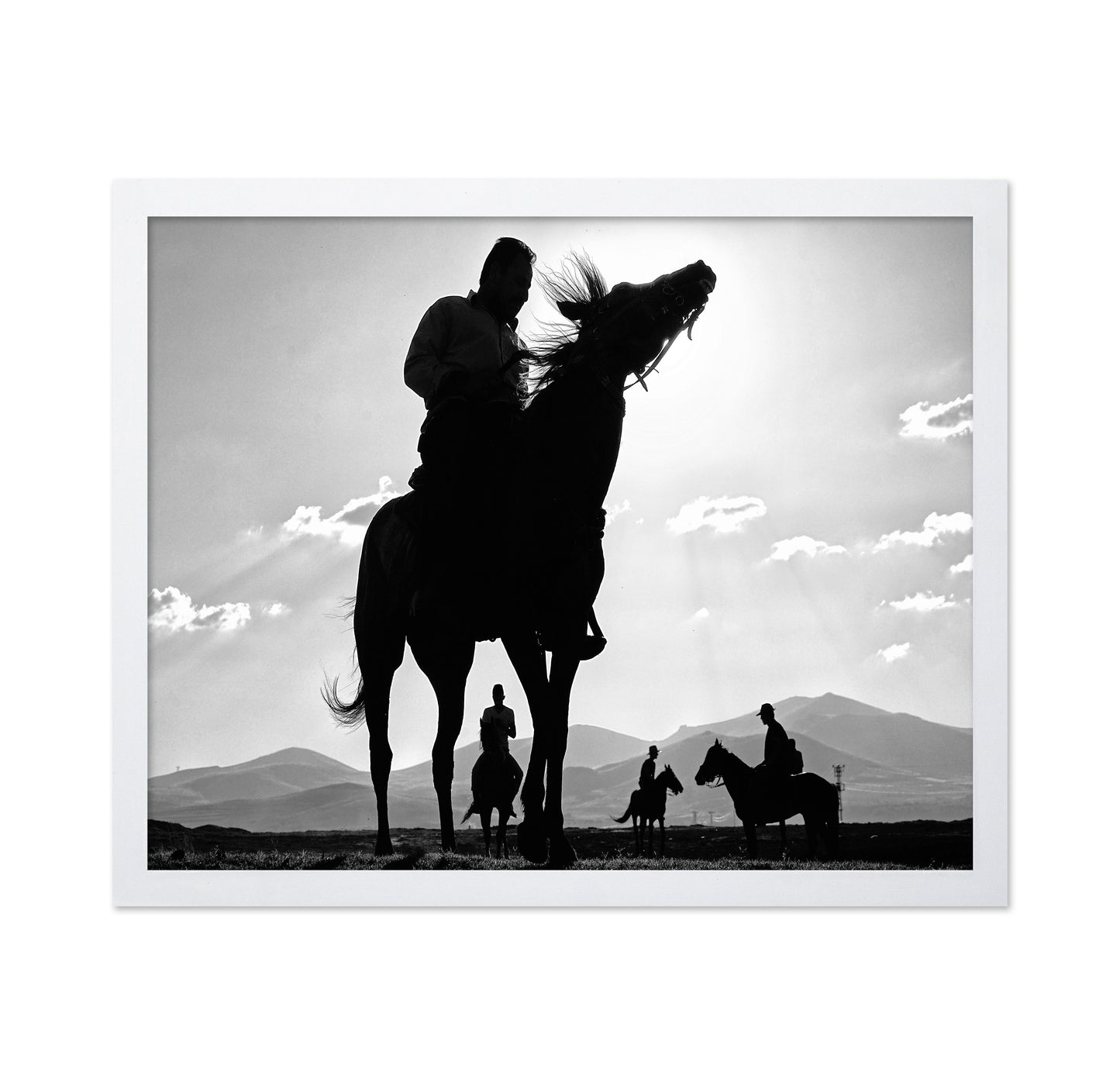 Horse Riders Silhouette