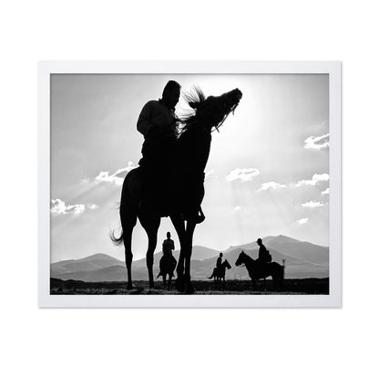 Horse Riders Silhouette