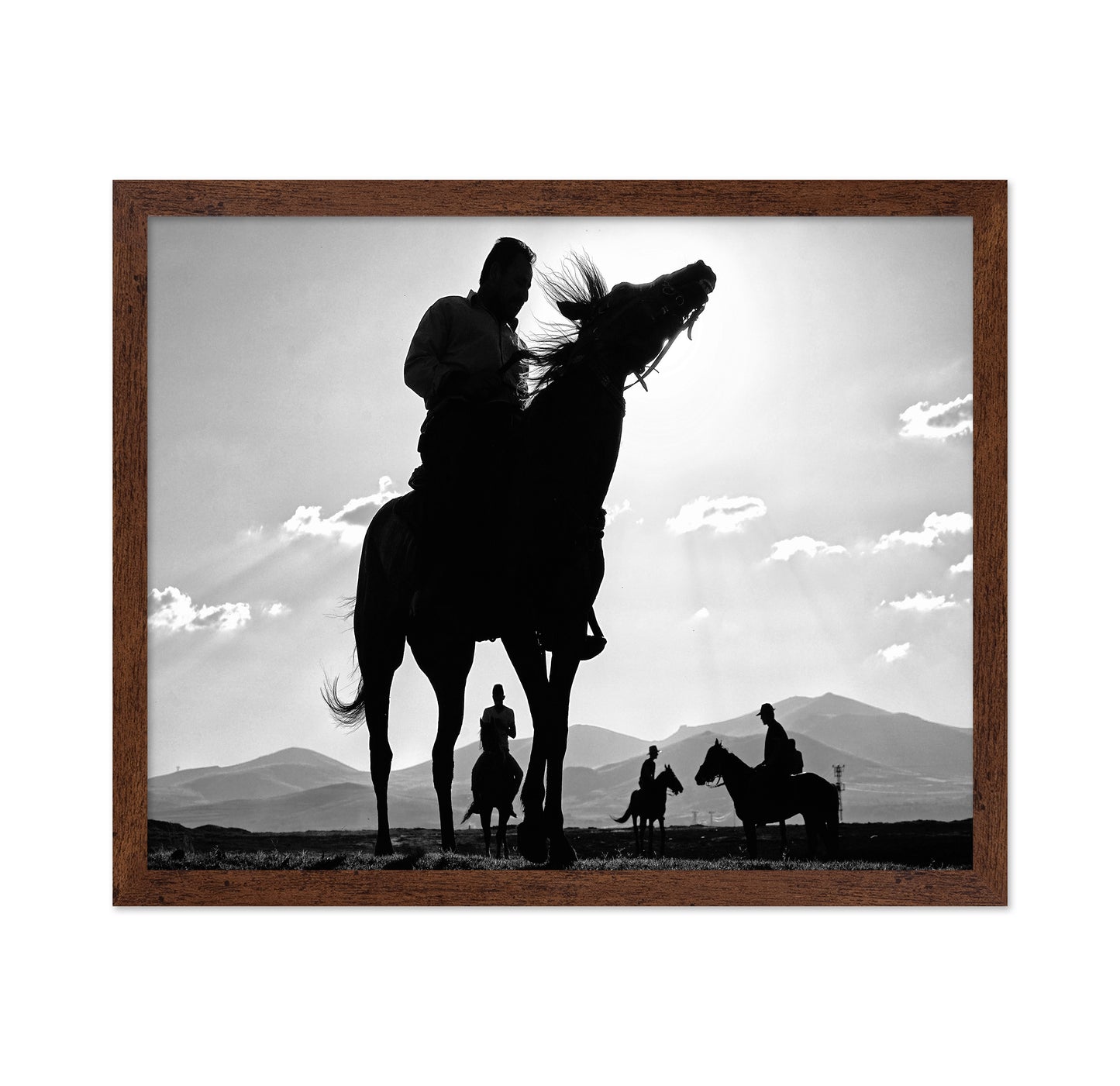 Horse Riders Silhouette