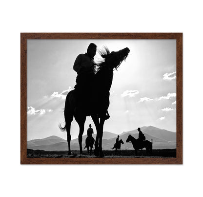 Horse Riders Silhouette
