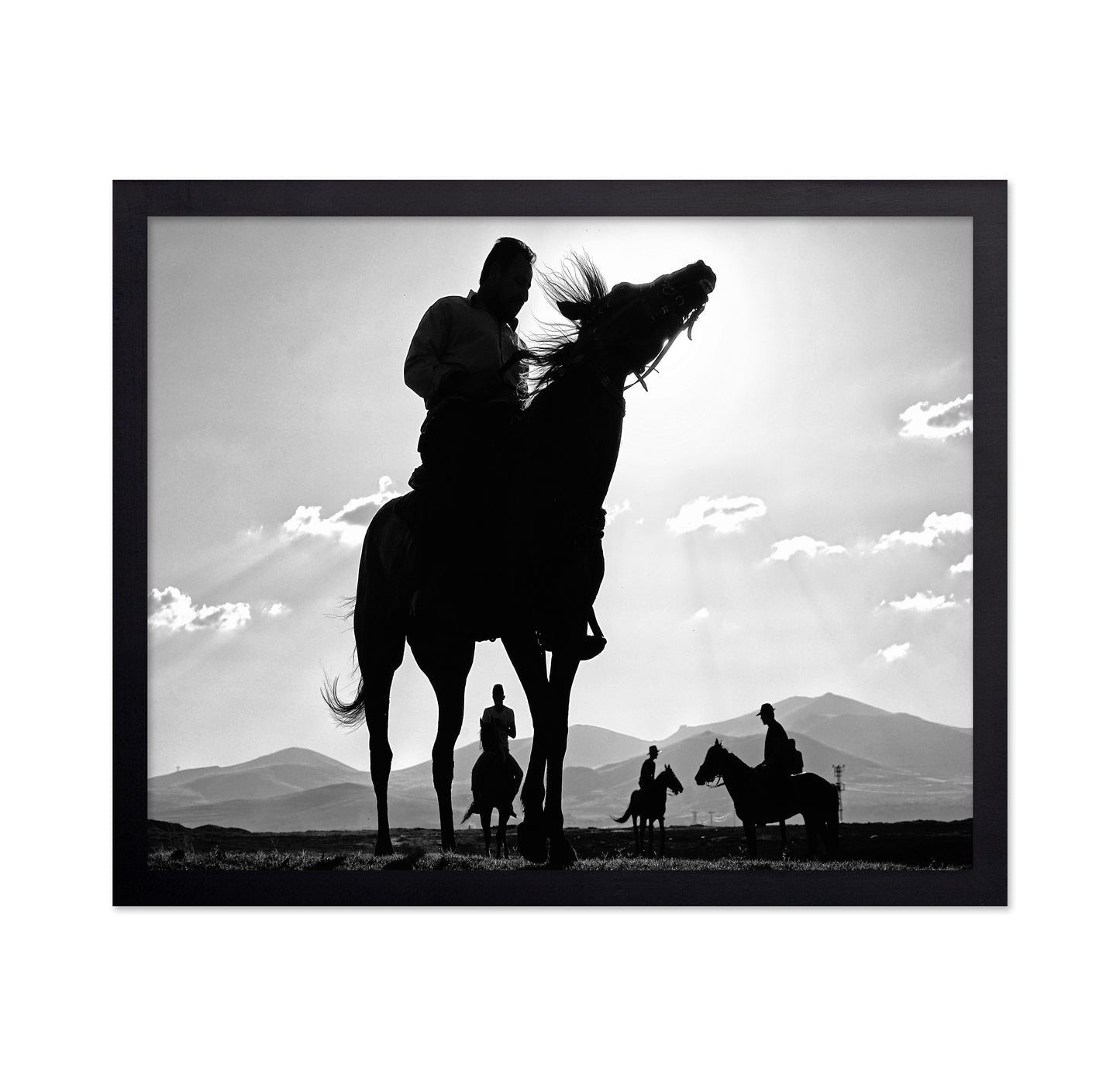 Horse Riders Silhouette