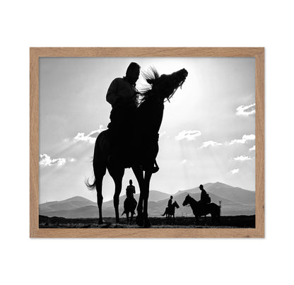 Horse Riders Silhouette