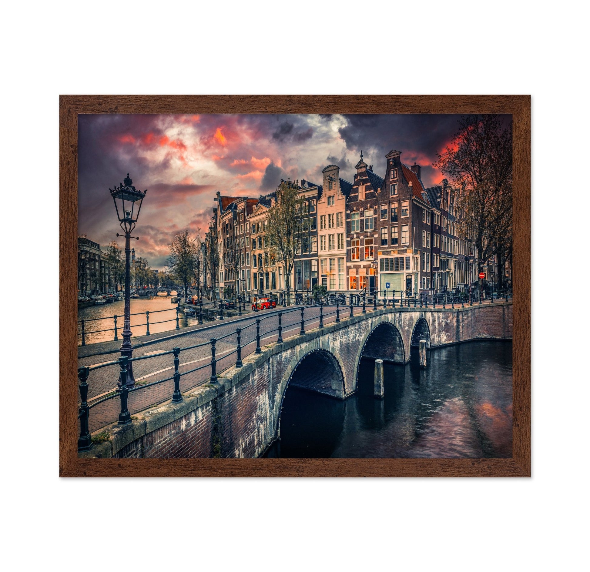 Amsterdam Canal Sunset