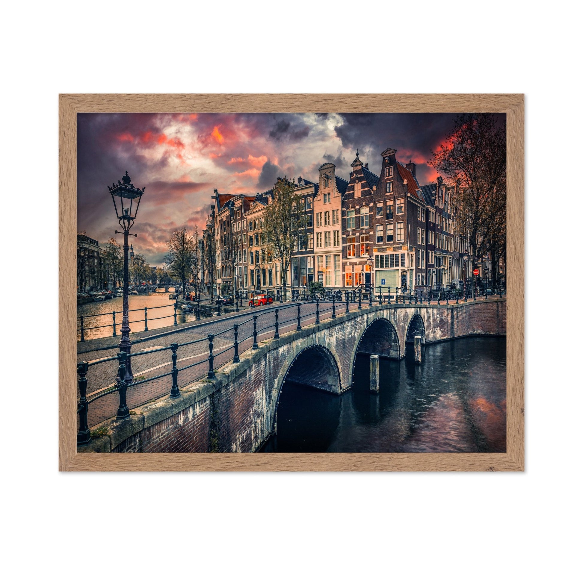 Amsterdam Canal Sunset