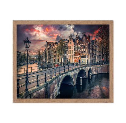 Amsterdam Canal Sunset