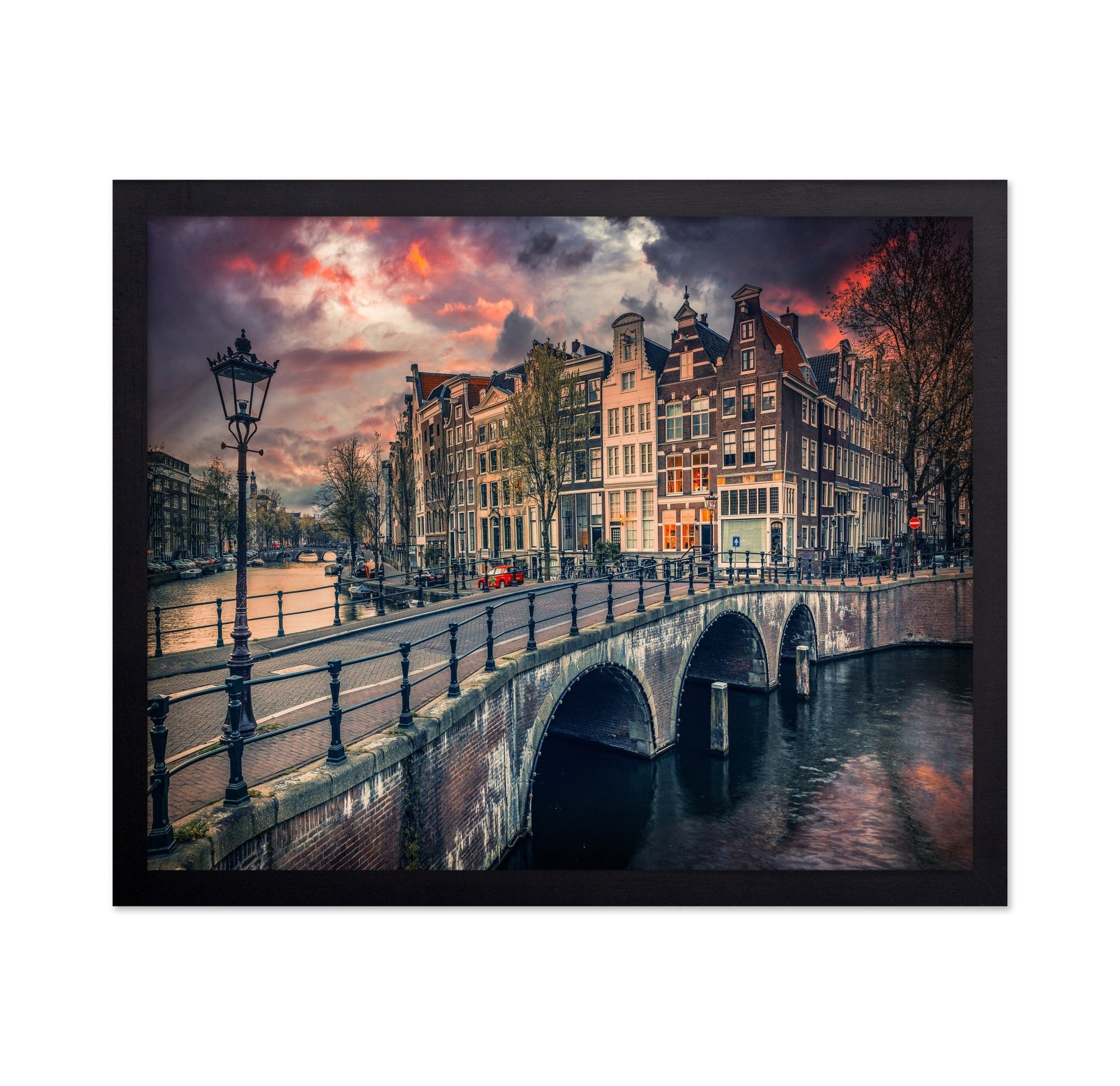 Amsterdam Canal Sunset