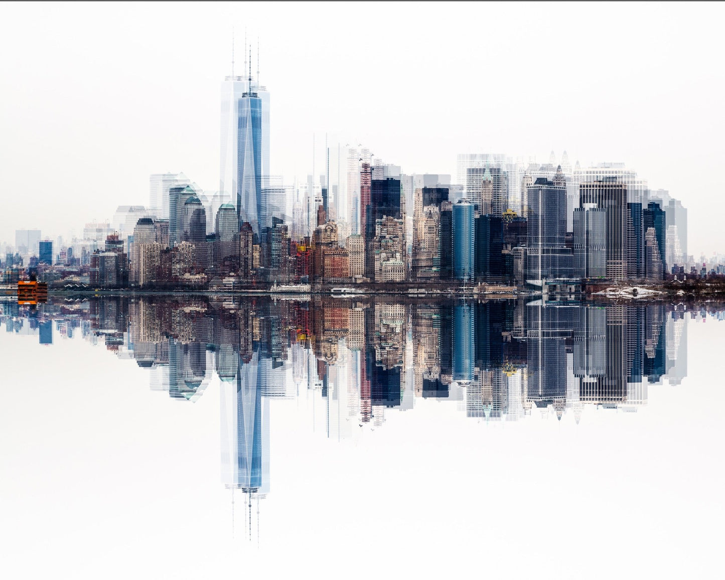 City Reflection Skyline