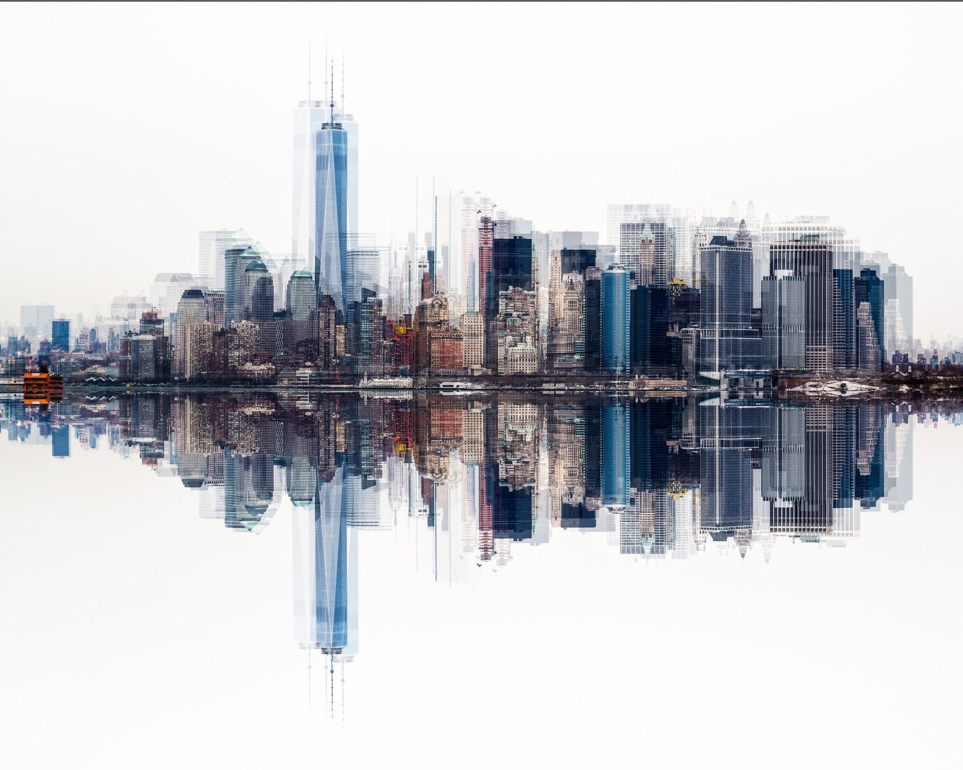 City Reflection Skyline