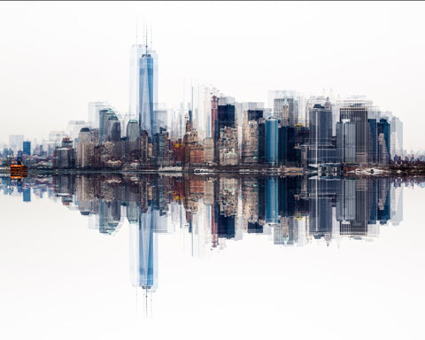 City Reflection Skyline