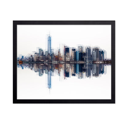 City Reflection Skyline