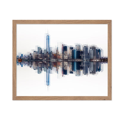 City Reflection Skyline