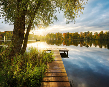 Lakeside Sunset Dock