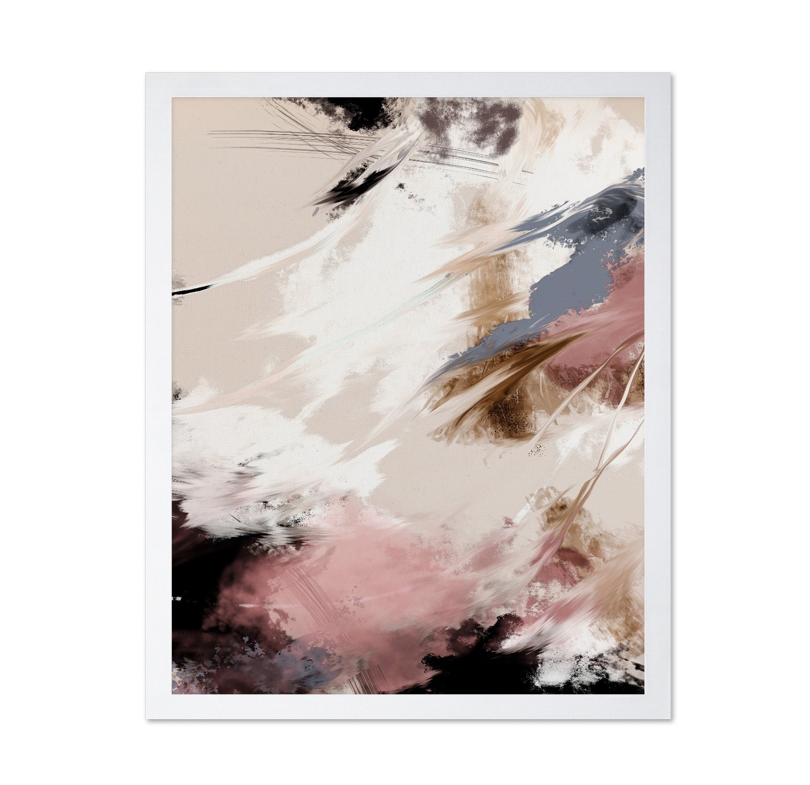 Soft Neutral Brushstrokes