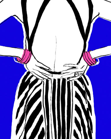 Striped Fashion Figure No2