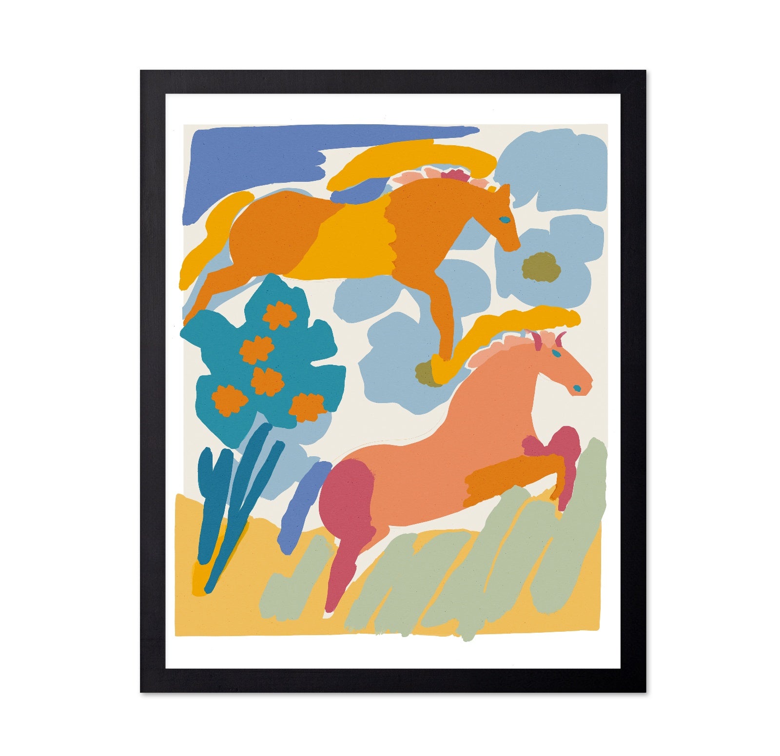Colorful Horse Garden