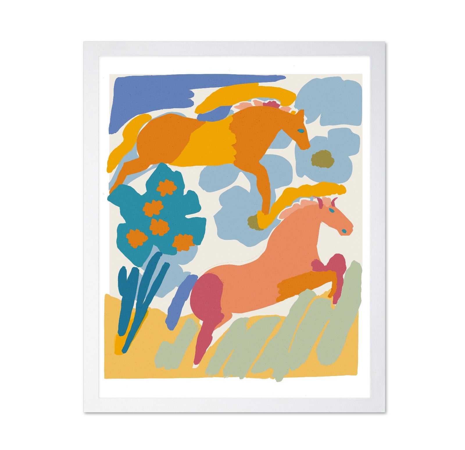 Colorful Horse Garden