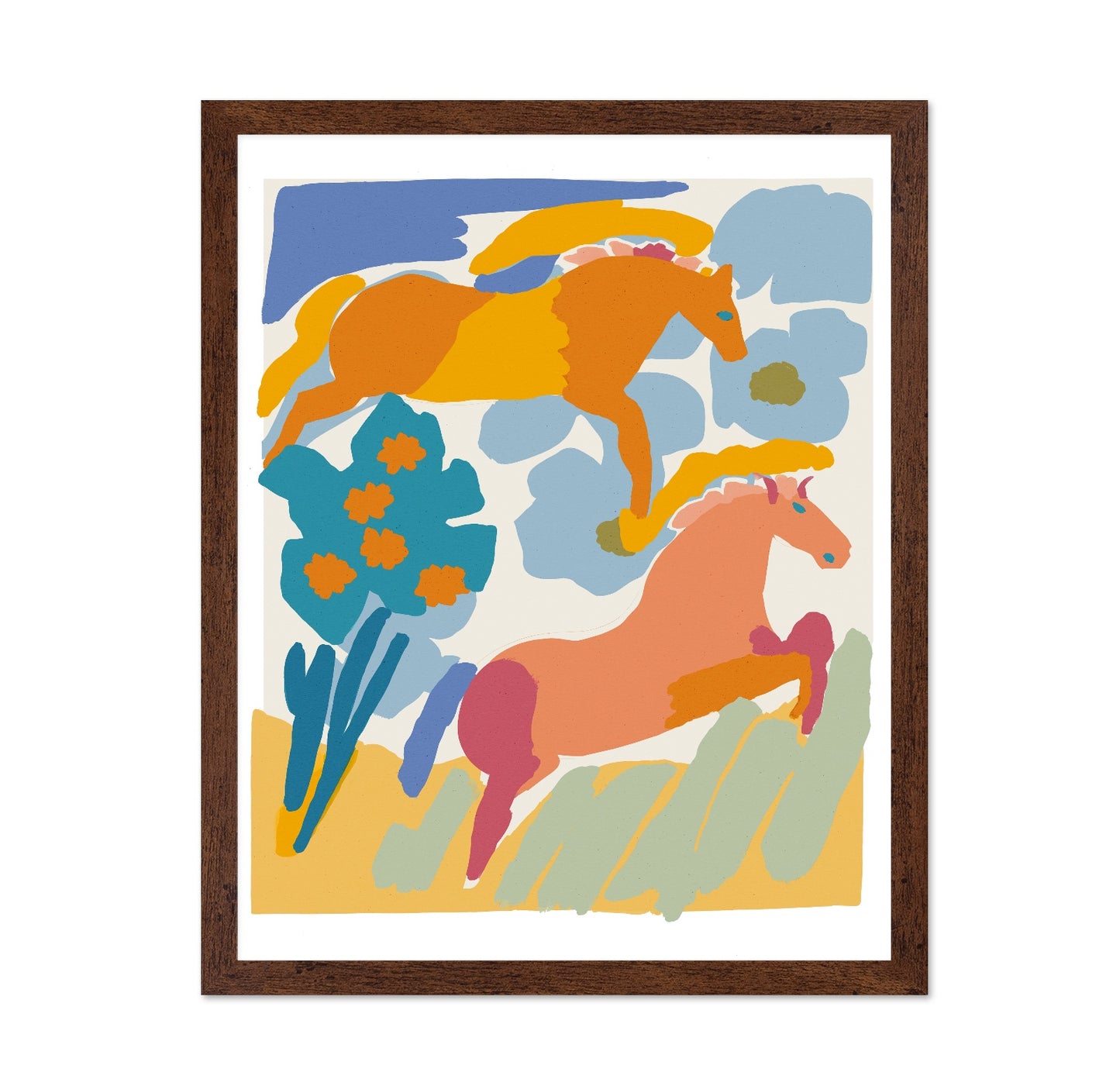 Colorful Horse Garden