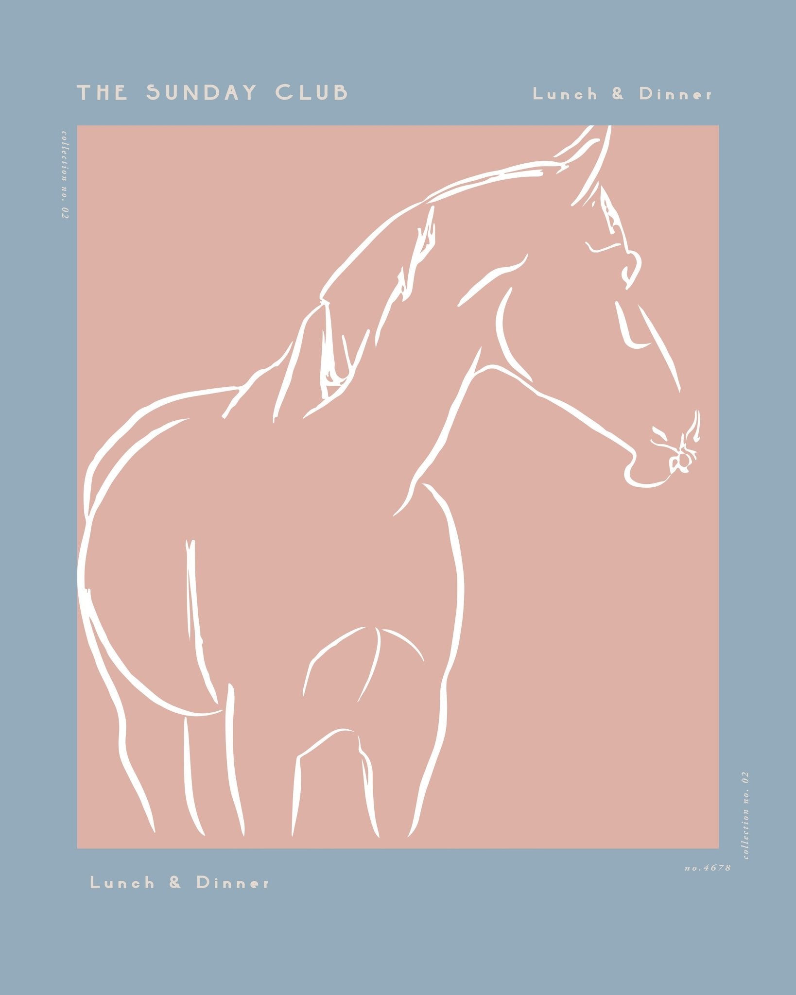 Minimal Horse Outline
