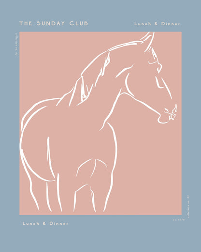 Minimal Horse Outline