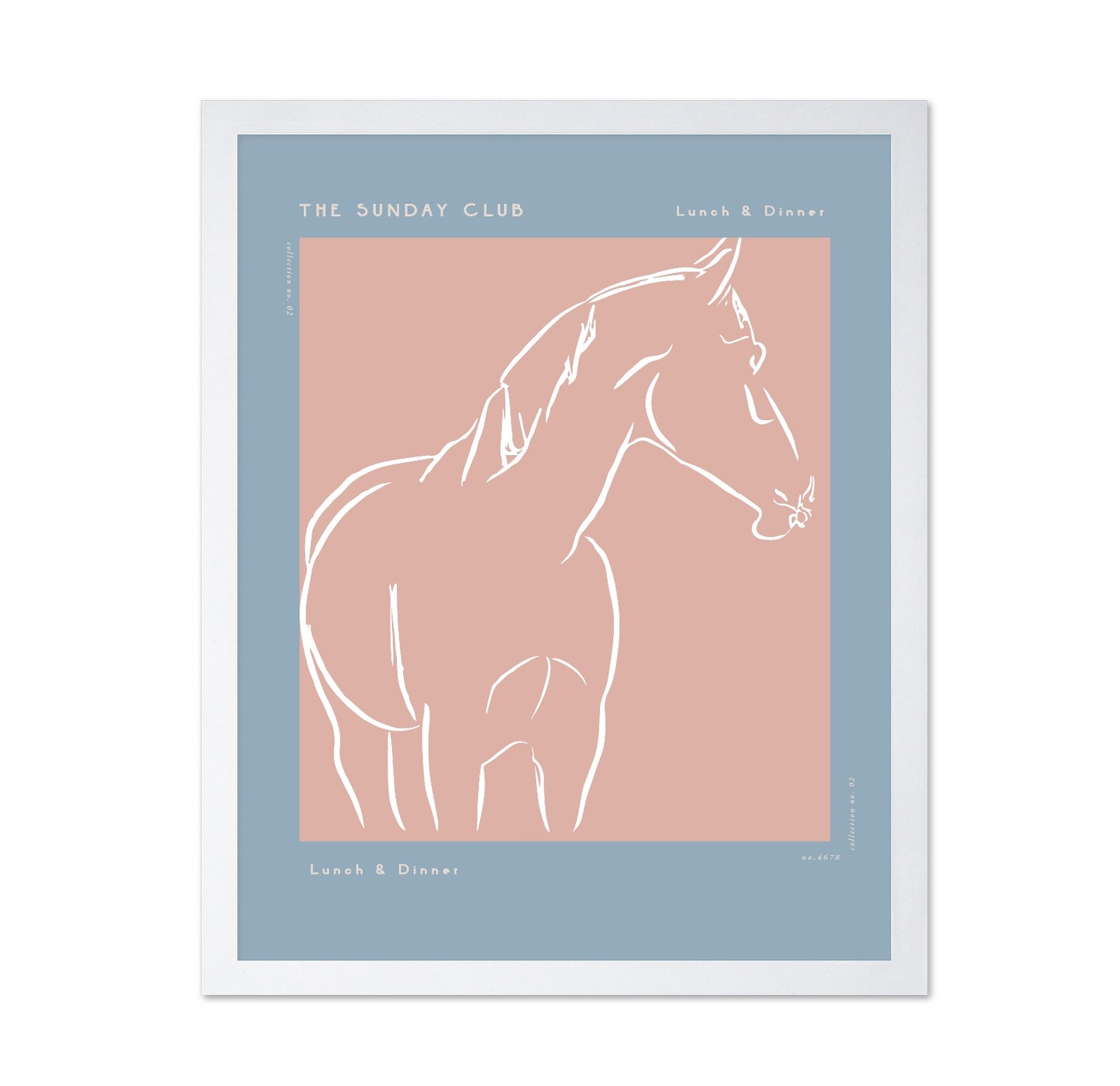 Minimal Horse Outline