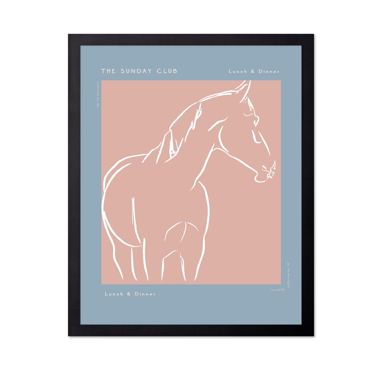 Minimal Horse Outline