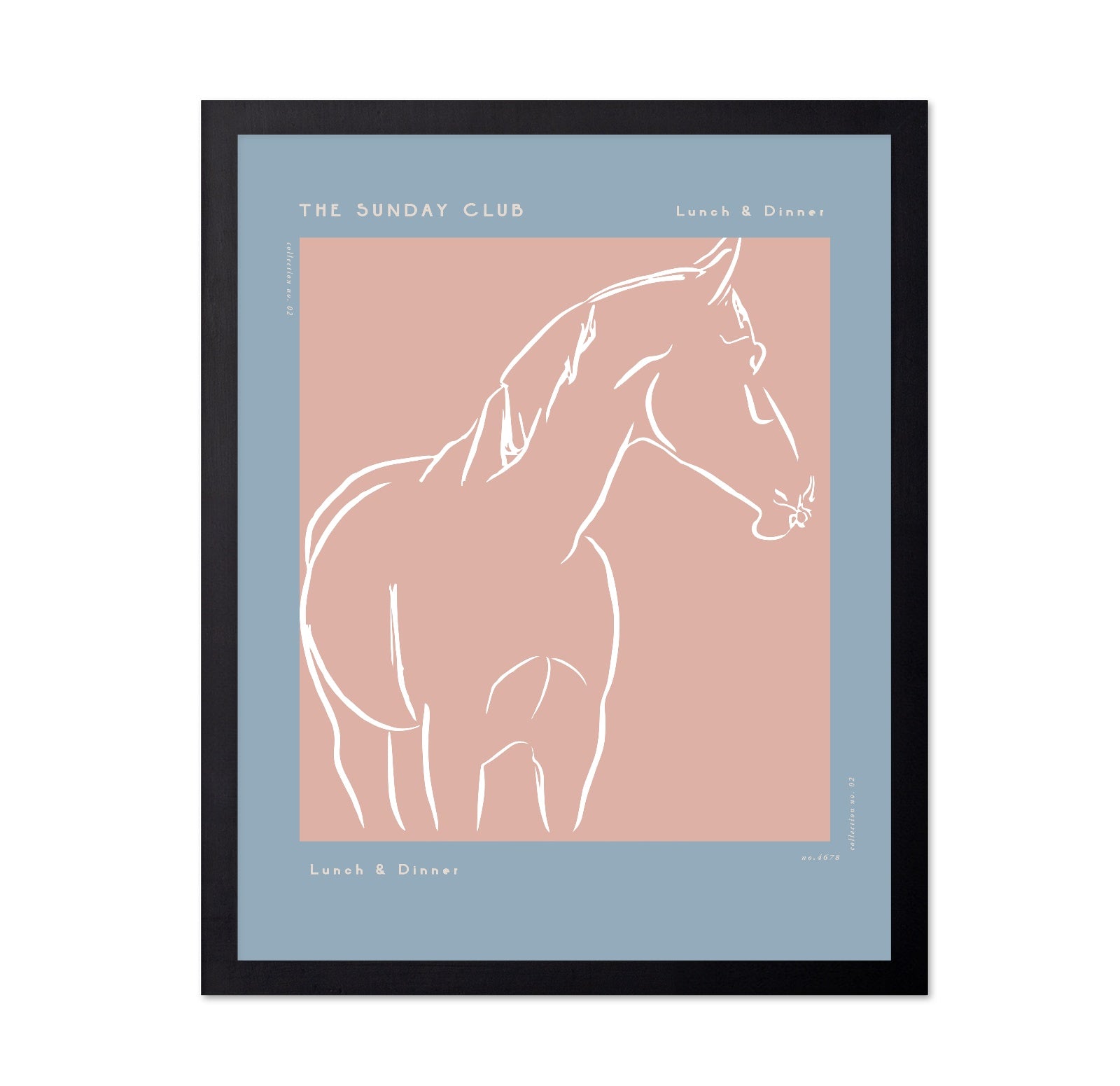 Minimal Horse Outline
