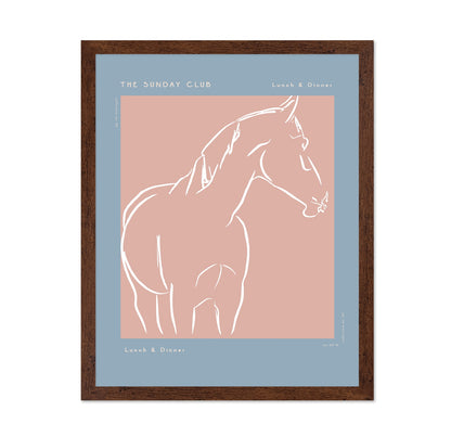 Minimal Horse Outline