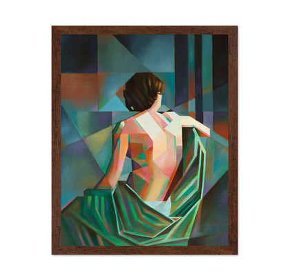 Geometric Seated Figure