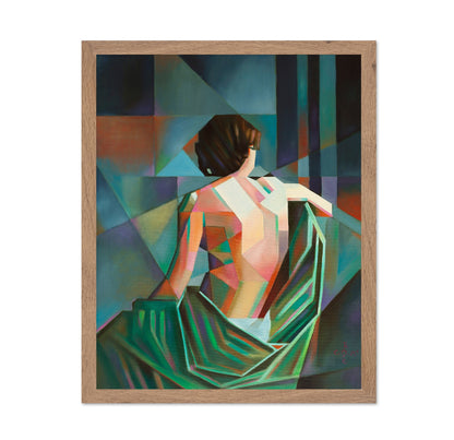 Geometric Seated Figure