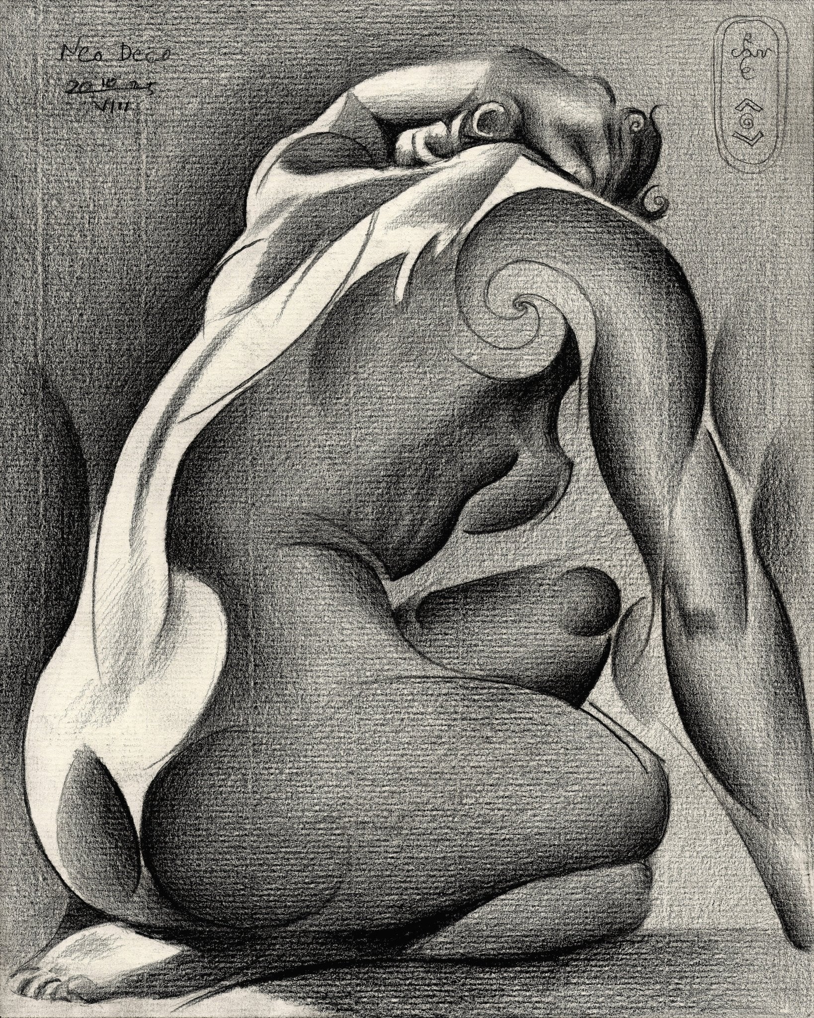 Seated Figure Study