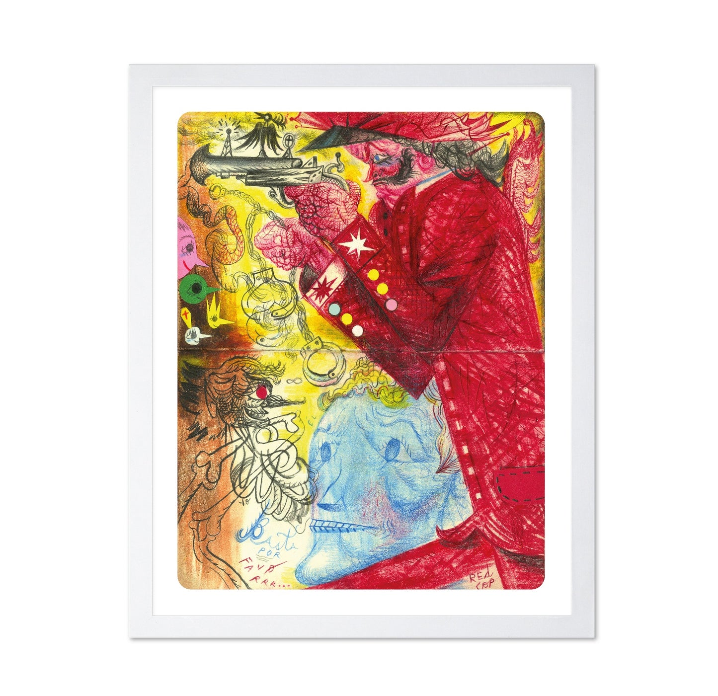 Surreal Red Figure No2