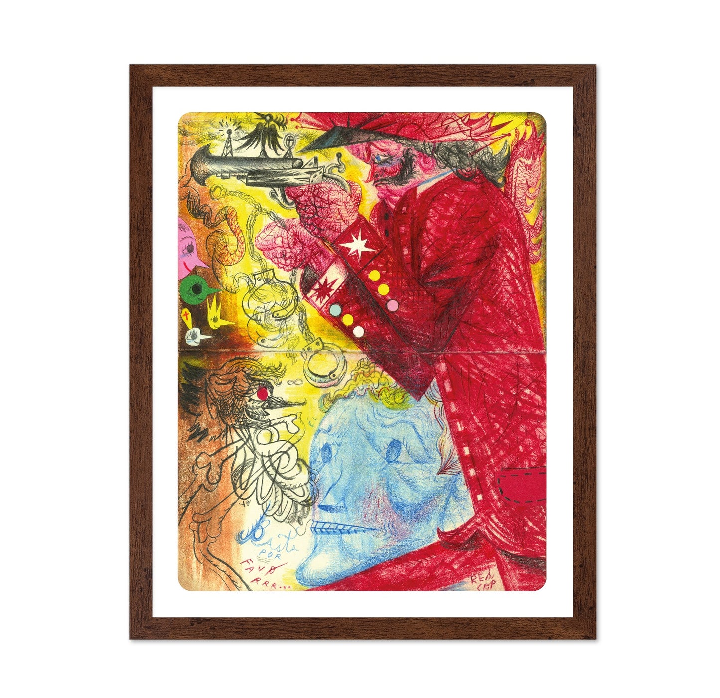 Surreal Red Figure No2