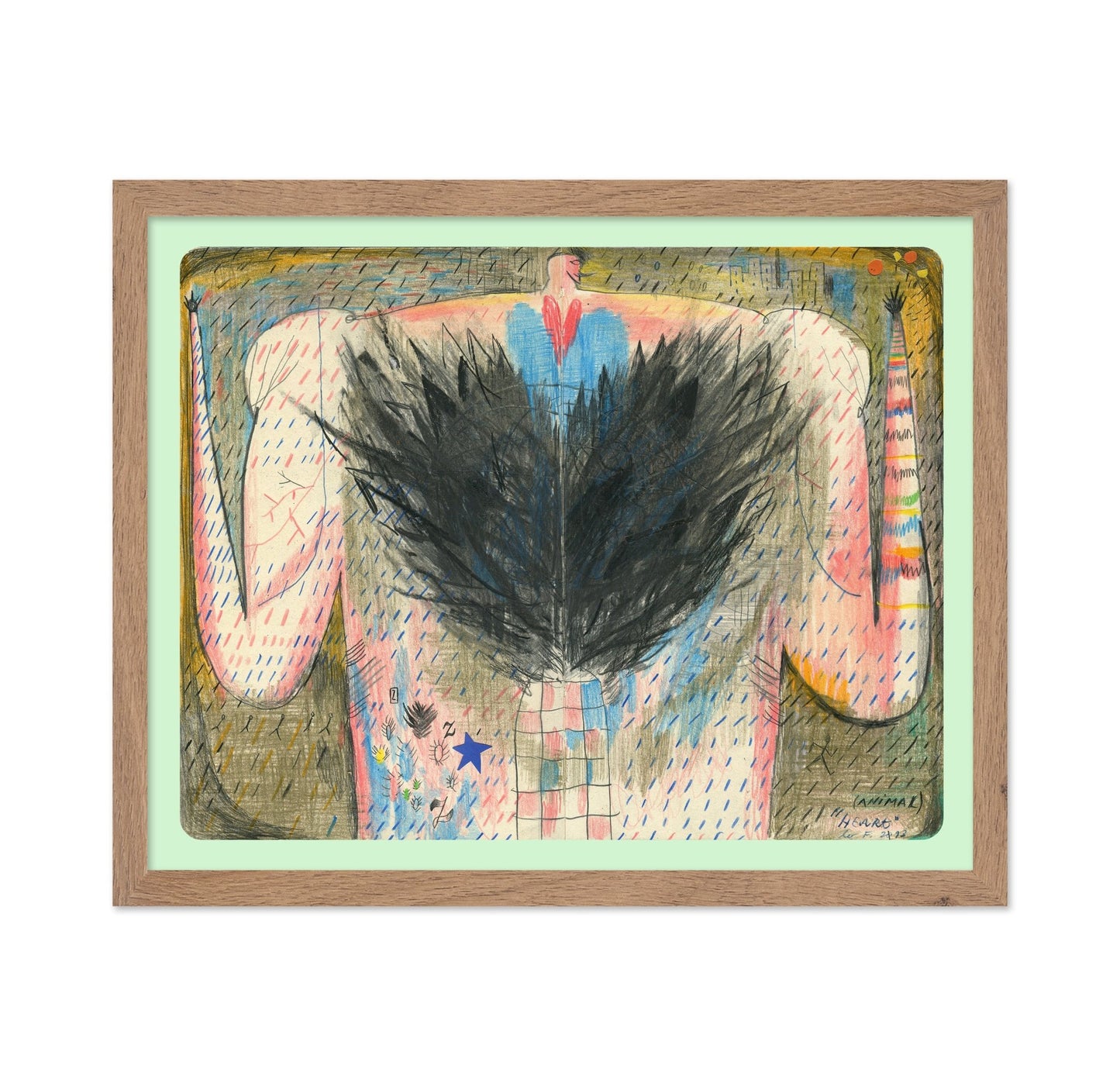 Abstract Winged Figure