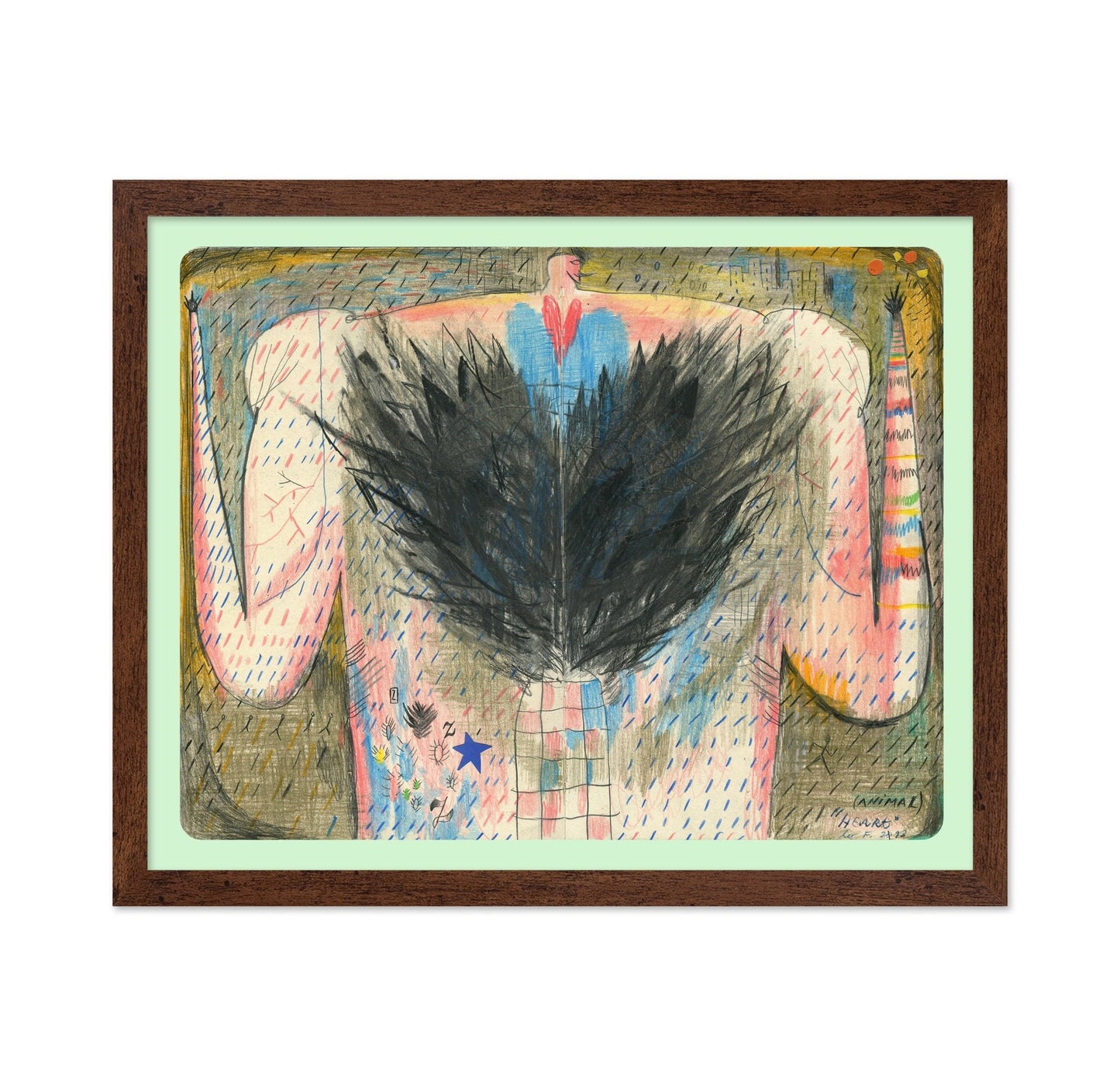 Abstract Winged Figure